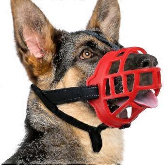 Silicone Dog Basket Muzzle for Small Medium Large Dogs, Soft Cage Muzzle Prevent Biting Chewing, Allow Drinking Panting