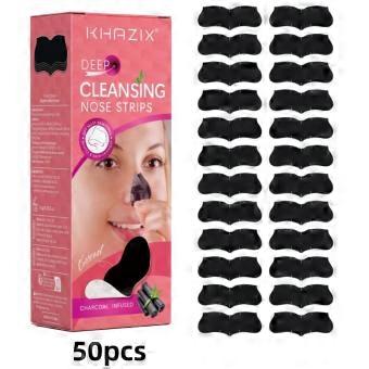 10/30/50Pcs Black Hydrocolloid Nose Strips, Deep Cleansing Blackhead Remover Gentle Patches For Blackheads & Whiteheads