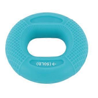 Hand Grip Strengthener Ring Silicone Hand Strength Trainer Squeezer Ring for Finger Forearm Exercise Muscle Training Blue 40 to 50LB