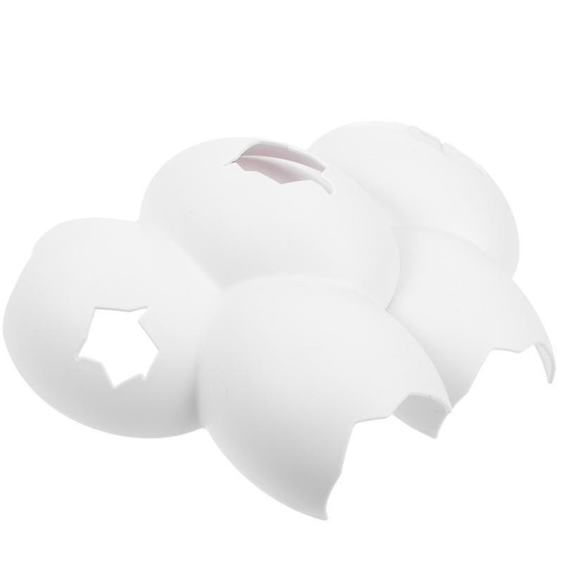 19X14x4cm White Reptile & Amphibian Habitat Accessories 2pcs Eggshell Design Caves Crawling Pet Habi