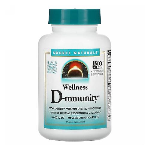 Source Naturals Wellness D-mmunity, 60 VegCaps (Pack de 1)