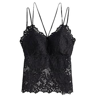Sexy Lace Camisole With Spaghetti Strap Charming Backless For Youth Adult Females Outfit
