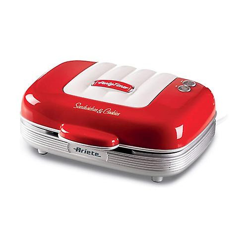 Red sandwich maker 3 in 1 cupcakes donuts 1 unit (Red)