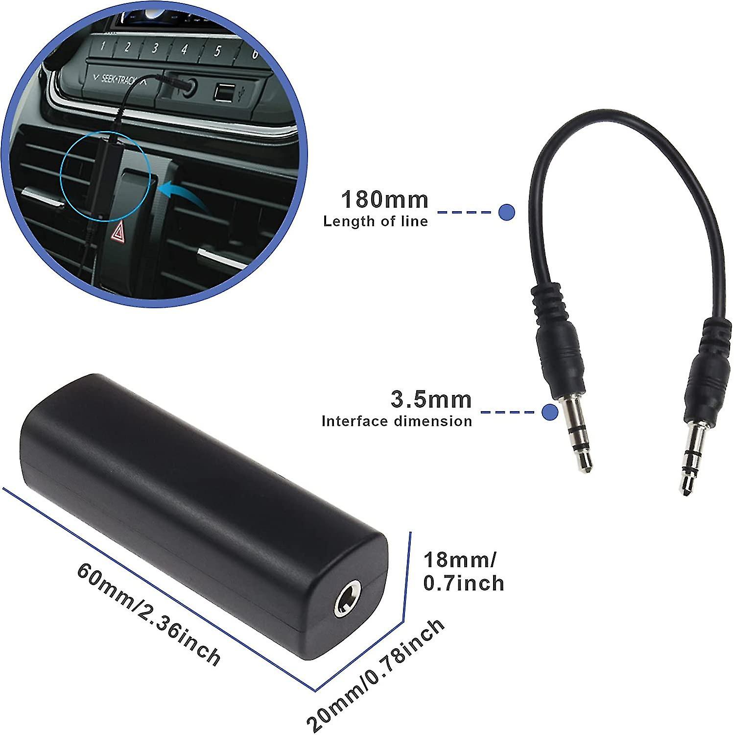 Ground Loop Noise Isolator For Car Audio/home Stereo System Eliminate