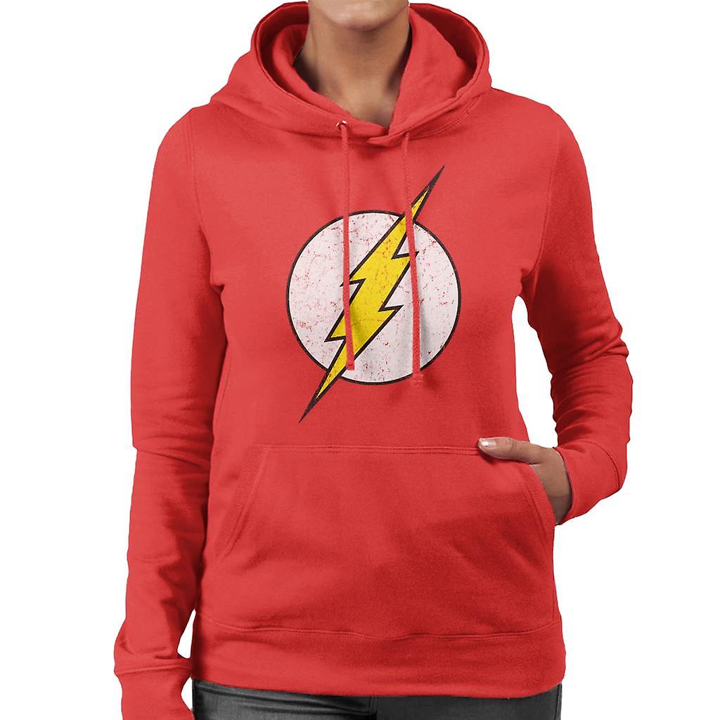 The Flash Lightning Bolt Logo Women's Hooded Sweatshirt