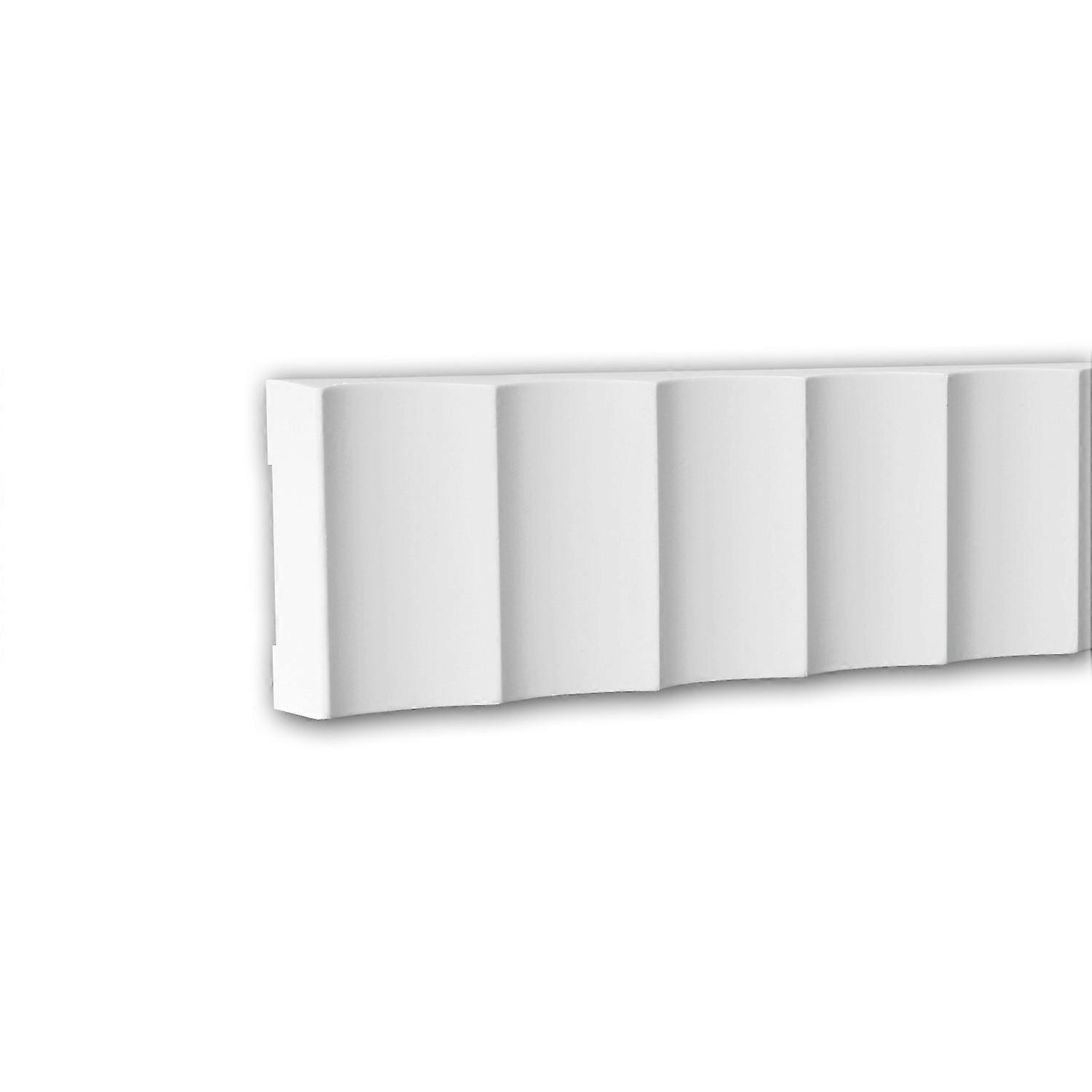 e-Delux GmbH 1 x Cimaise 151327 Profhome blanc Mousse de polyuréthane rigide prétraité léger, solide, indéformable