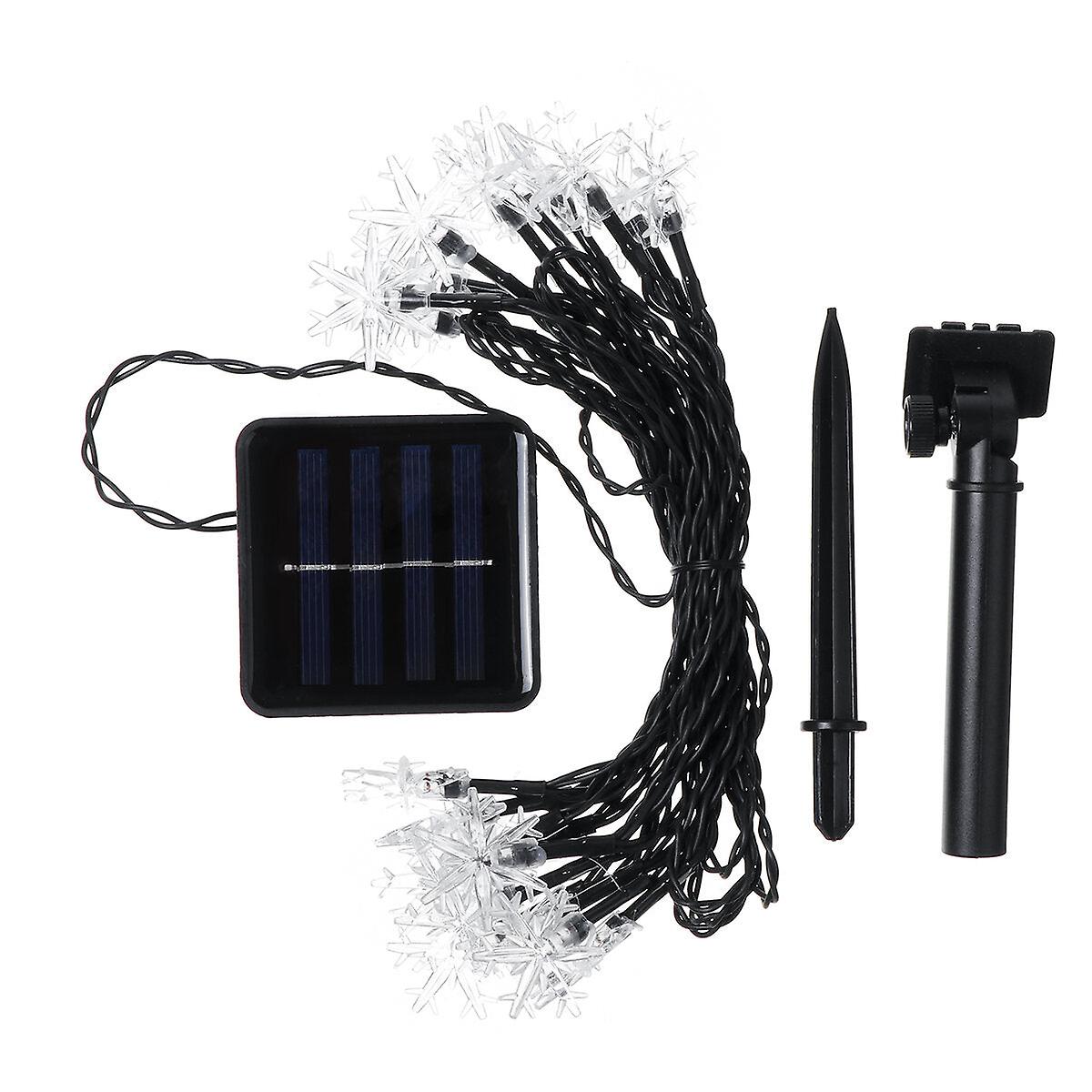 5 m 20led אורות מחרוזת פיות שמש - עמיד למים חיצוני מנורת תפאורה למסיבת חג המולד