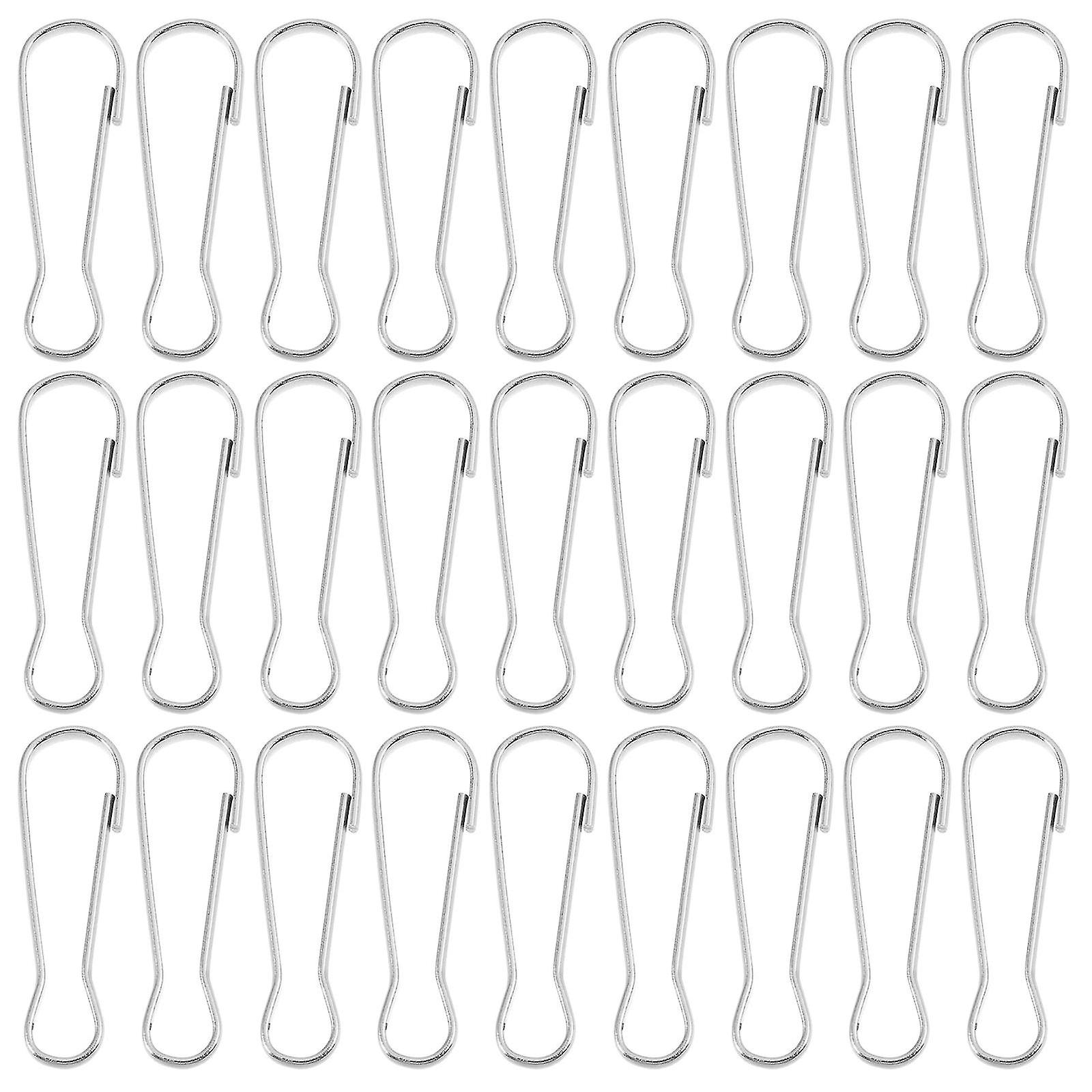 100pcs Lamp Hanging Clip Hooks Multi-purpose Spring Hanging Hook Buckle