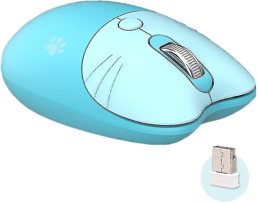Wireless Mouse 2.4g Cartoon Silent Mouse Home Office Essential