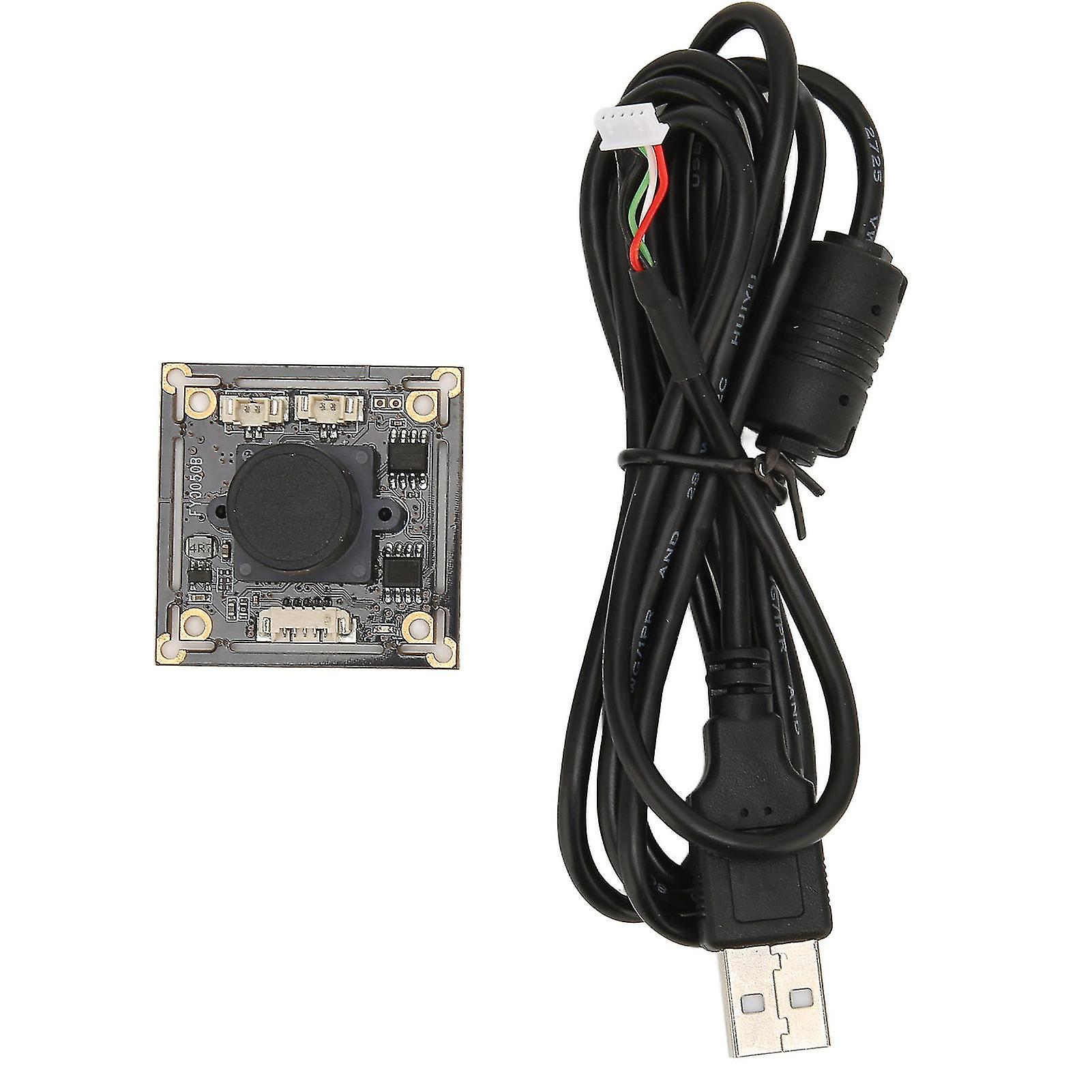 USB Camera Module 5MP Plug and Play Distortion Free 32.8ft Range Face Recognition Camera Board for Windows for Android