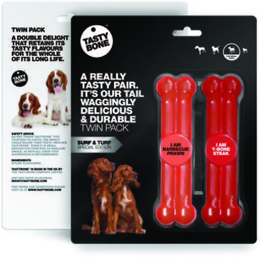 Tastybone Twinpack Surf 'N' Turf Shrimp Barbecue and Steak
