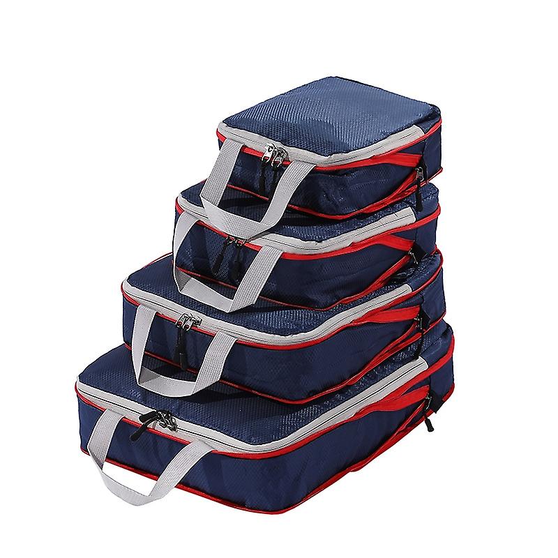 Travel Storage Bag Compressible Packing Cubes Foldable Waterproof Travel Suitcase Nylon Portable Han