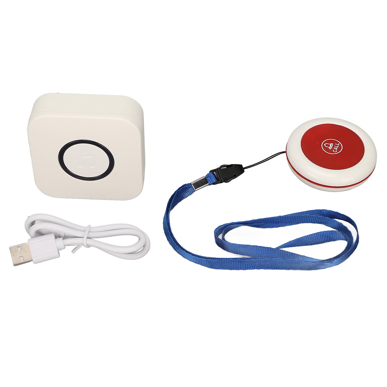 Caregiver Pager Wireless Nurse Call System Alert Button Long Distant for Home Hospital
