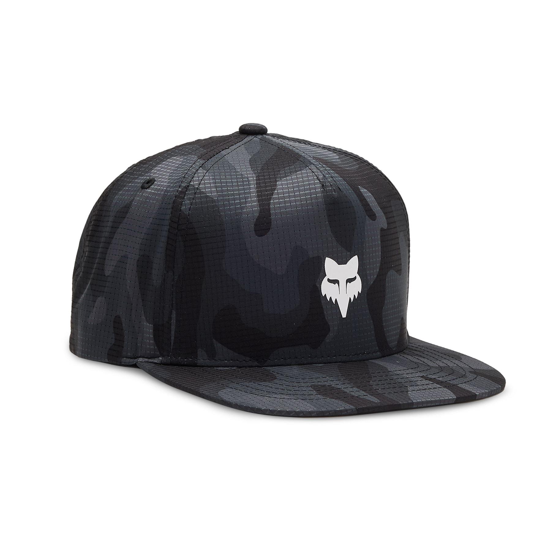 Fox Racing Mens Snapback Flat Peak Cap ~ Camo Tech