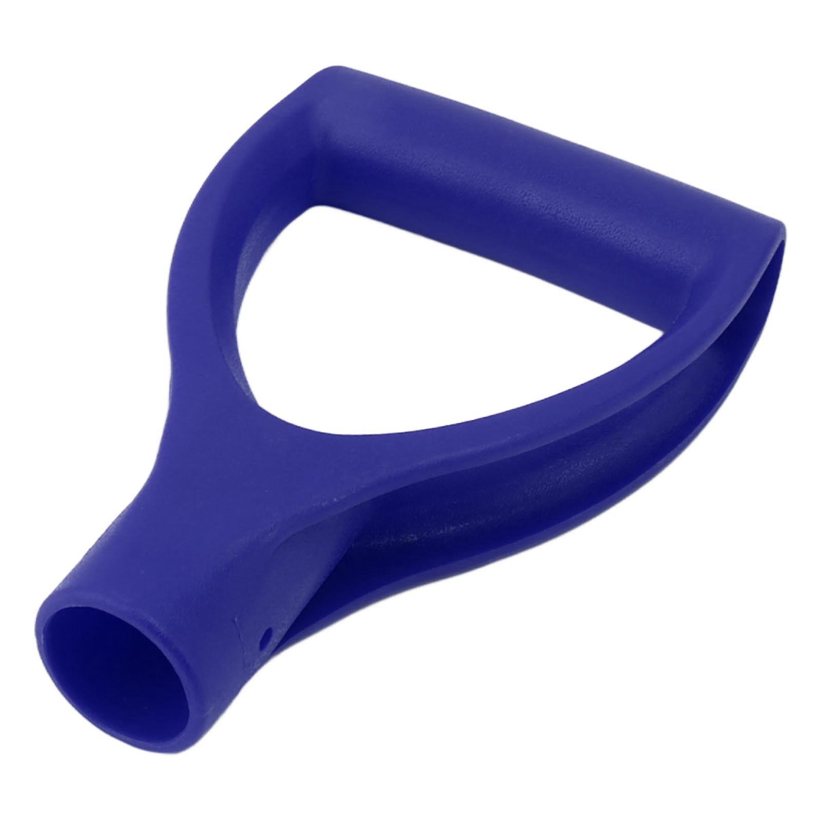 32mm Inner Diameter Plastic D-Handle for Quick Snow Shovel Attachment - Sturdy and Convenient Digging and Raking Tool Companion(Dark Blue)