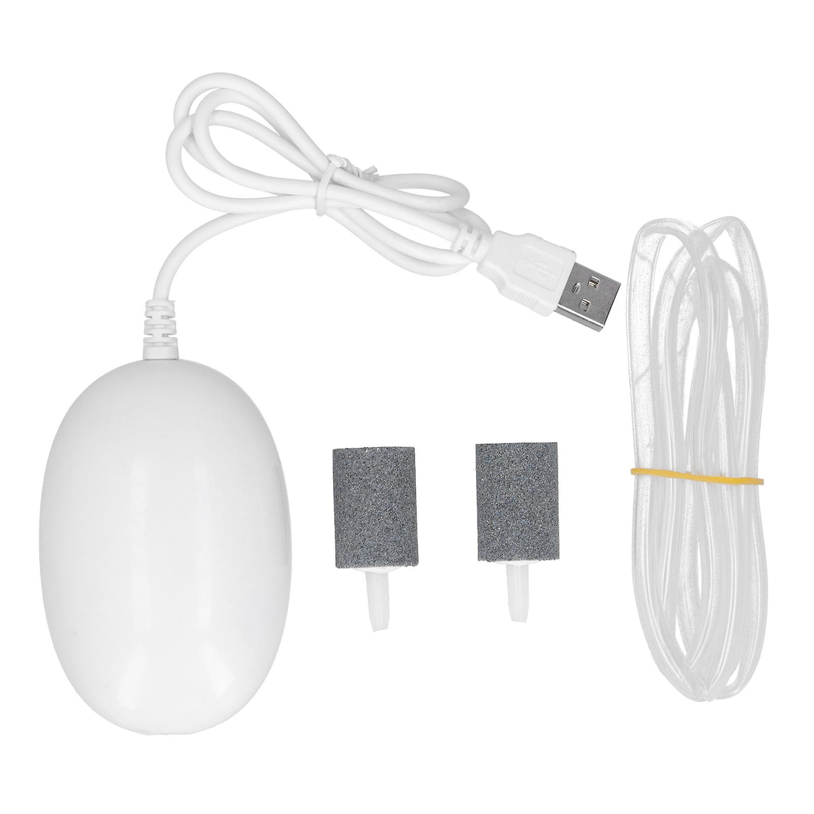 Aquarium Air Outlet For USB Oxygen Pump, Silent Fish Tank Aerator With Adjustable Output And Large Gas Displacement For Home Aquarium Accessory,