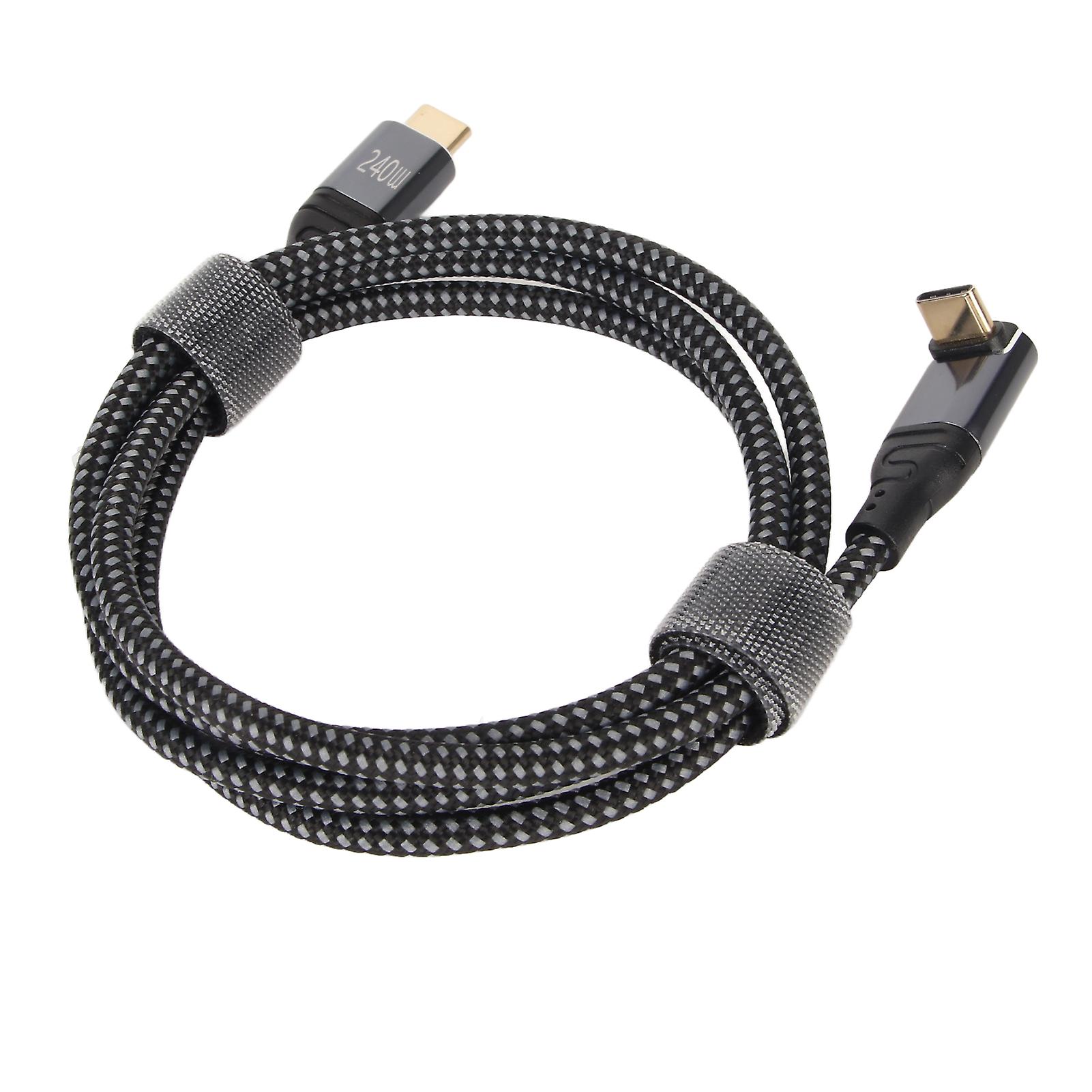 Type C to Type C Data Cable 240W PD3.1 Fast Charging Transfer for Mobile Tablet Laptop 100cm 