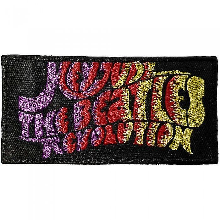 The Beatles Hey Jude/Revolution Woven Iron On Patch