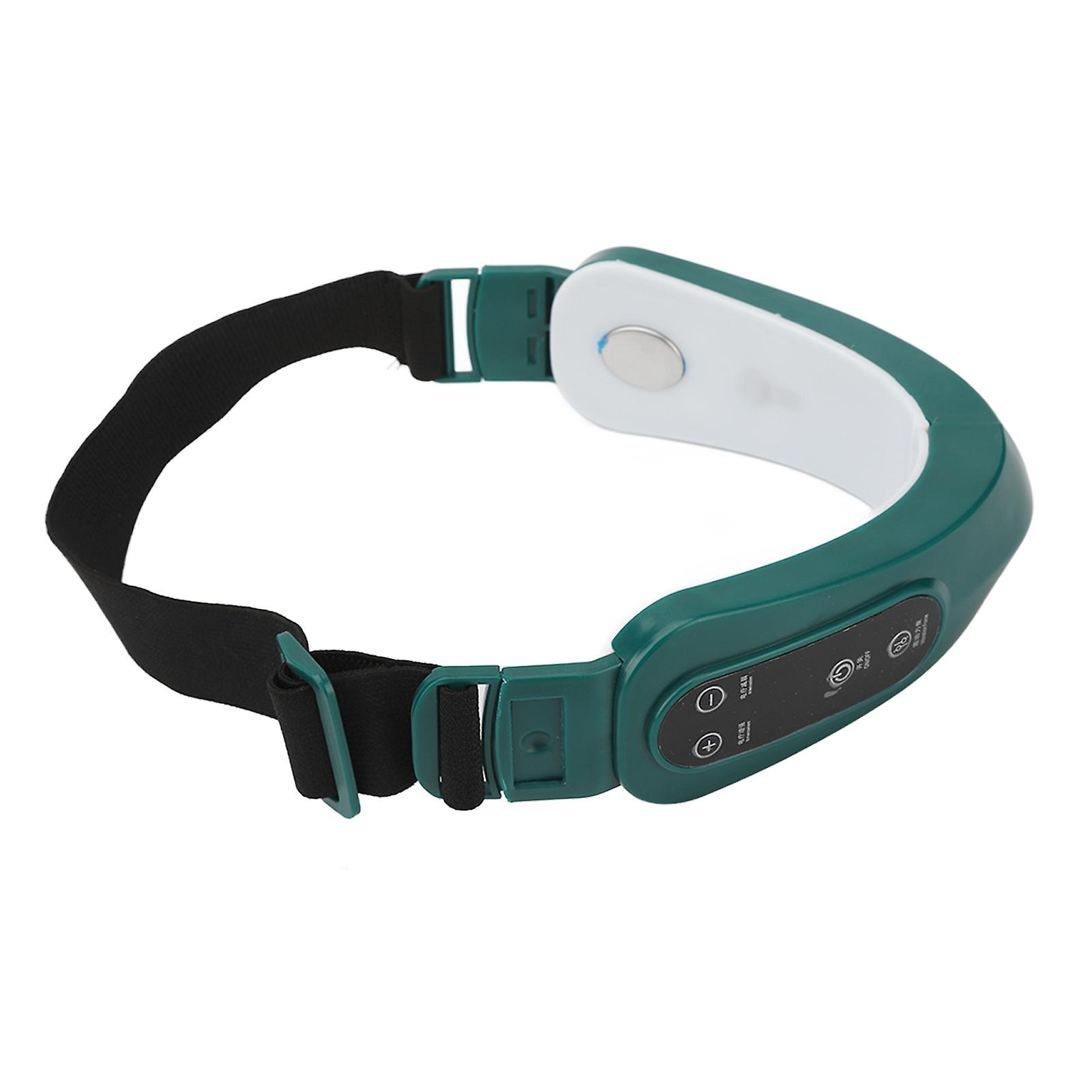 V Face Lifting Machine Micro Current 13 Gears Vibration Colorful Light Double Chin Eliminator Green