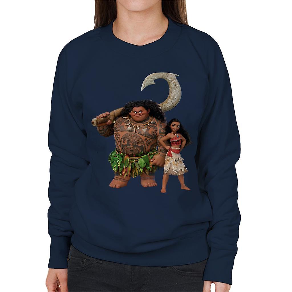 Disney Moana And Maui Pose Women's Sweatshirt