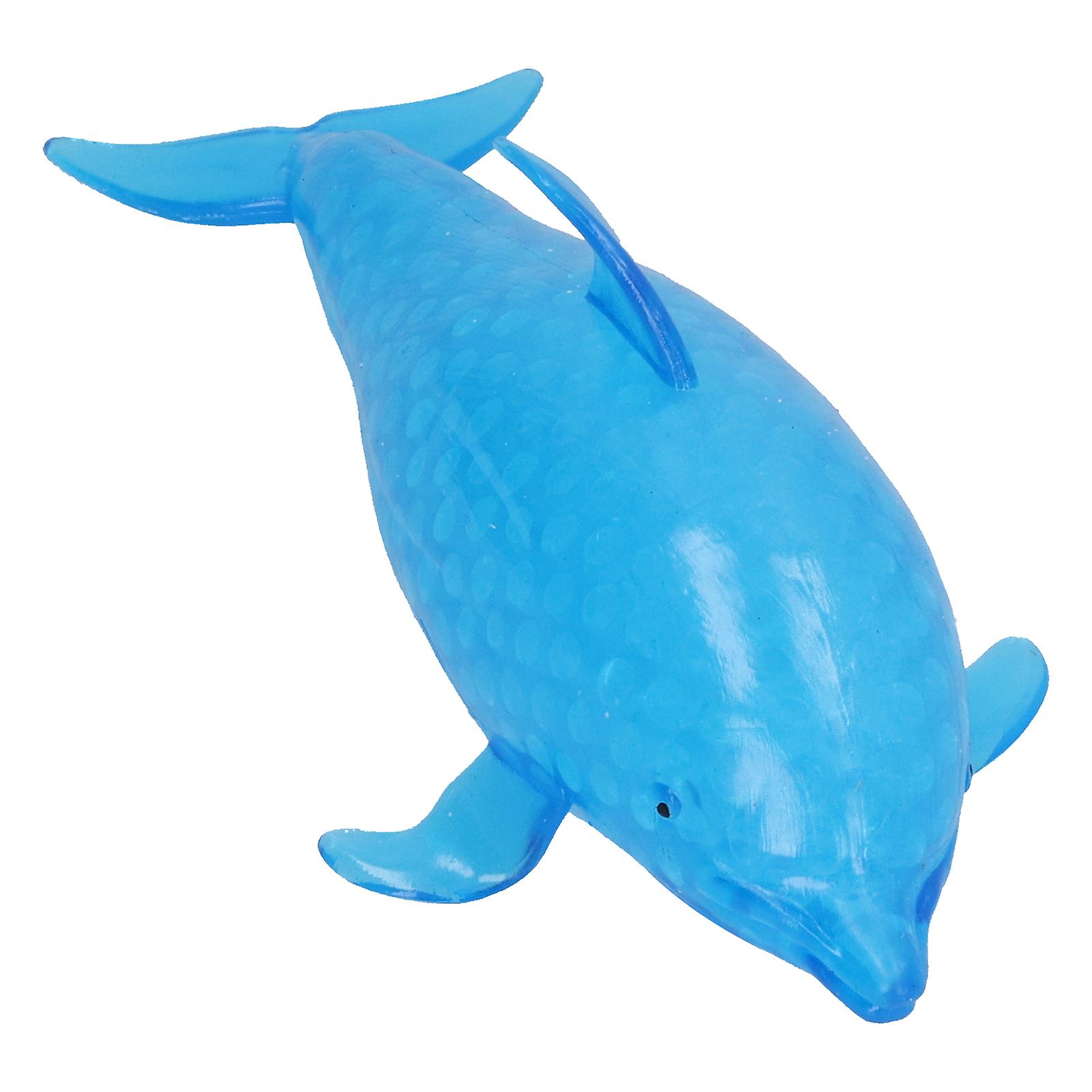 Dolphin Decompression Toy Squishy Bead Stress Relief Soft Hand Squeeze Dolphin Toy