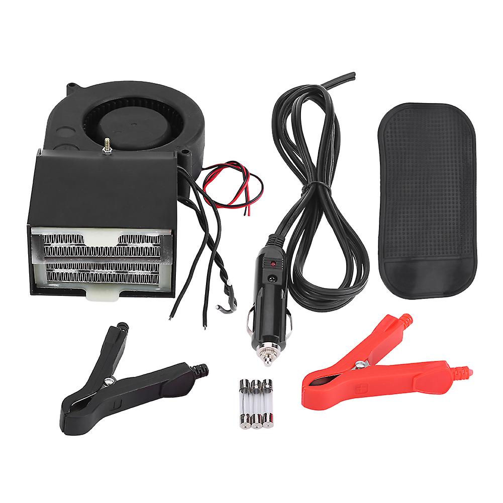 BOROCO Car Heater Defogger, 12V Plug in Cigarette Lighter Portable Heater Fan 2 in 1 Heating/Cooling Car Heater Defroster