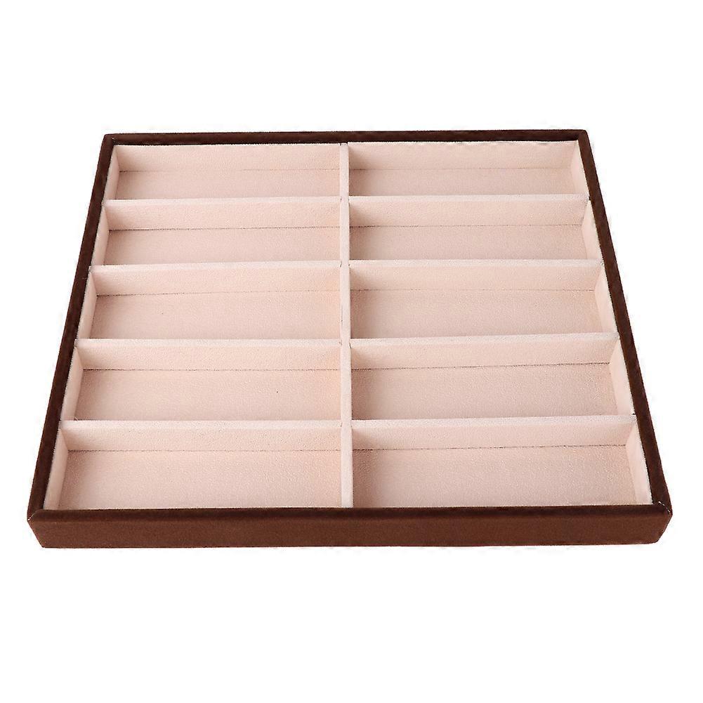 Sunglass Box 10 Grids Modern Glasses Organizer Eyeglass Display Storage Cases