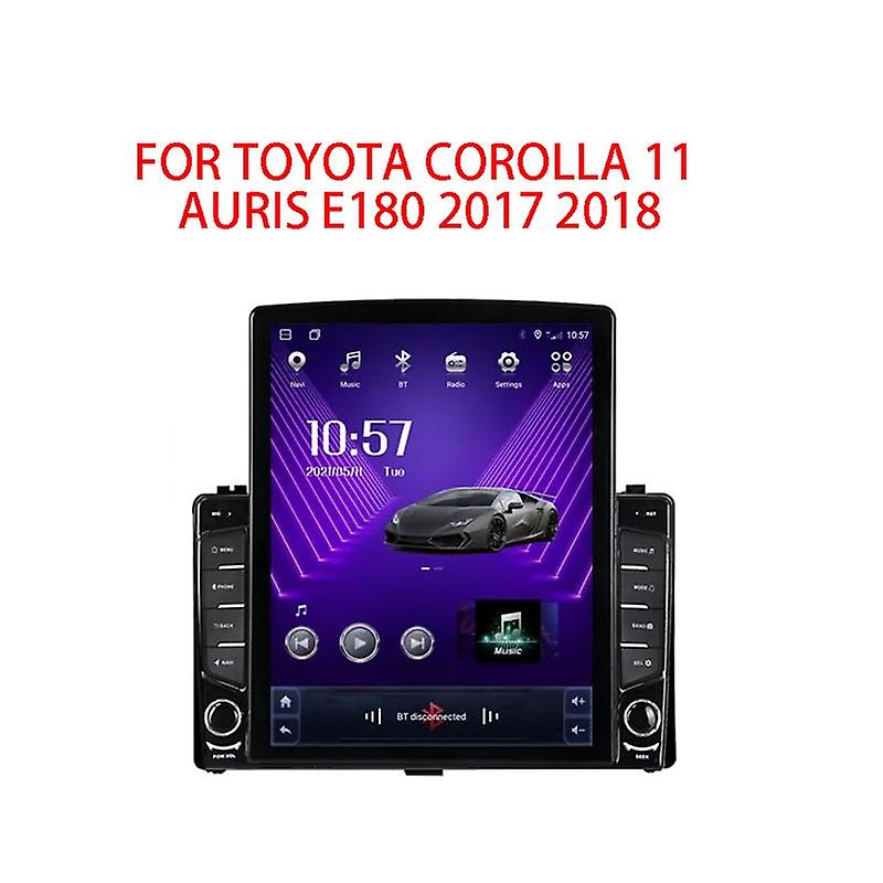 9.7" Android For Toyota Corolla 11 Auris E180 2017 2018 Tesla Type Car Radio Multimedia Video Player