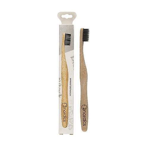 Adults's Bamboo Toothbrush with Active Charcoal 1 unit