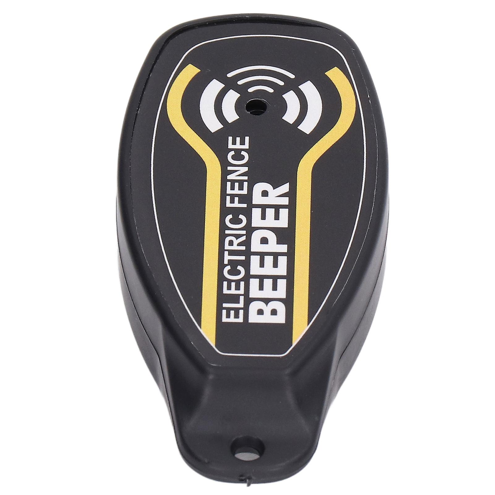 Electric Fence Beeper Portable Electric Fence Key Ring Beeper with On Off Button and Light