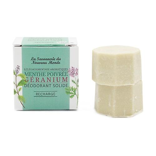 Solid Deodorant Refill - PEPPERMINT & GERANIUM ROSAT 30 ml