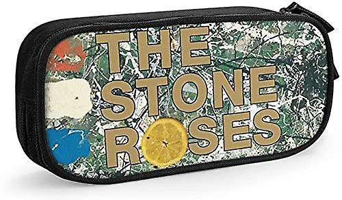 Η περίπτωση μολυβιού Stone Roses, τσάντα αποθήκευσης χαρτικών σπουδαστών τσάντες στυλό μεγάλης χωρητικότητας, κατάλληλη για το γραφείο σχολείων κοριτσιών αγοριών bd002654