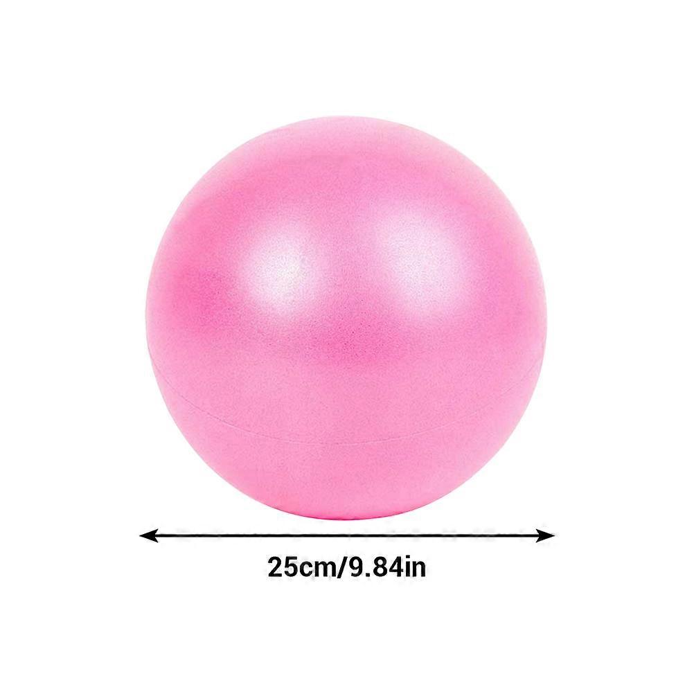 25cmPVCヨガボールミニフィットネスボール防爆バランスヨガボール