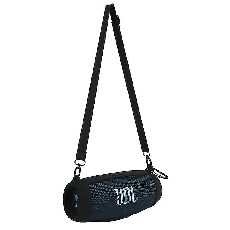 For JBL Charge 5 Carrying Case Bluetooth Speaker Anti-drop Protective Cover with Shoulder Strap and