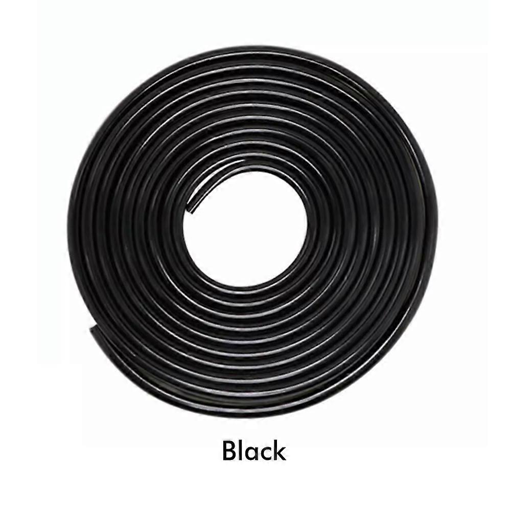 2/5M Car Door Edge Guard Trim Moulding Strip Rubber Anti Scratch Universal U Type Transparent Seal Protector Styling Adhesive