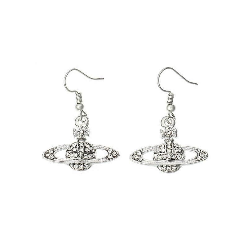 Women's Creative Saturn Diamond Earrings
