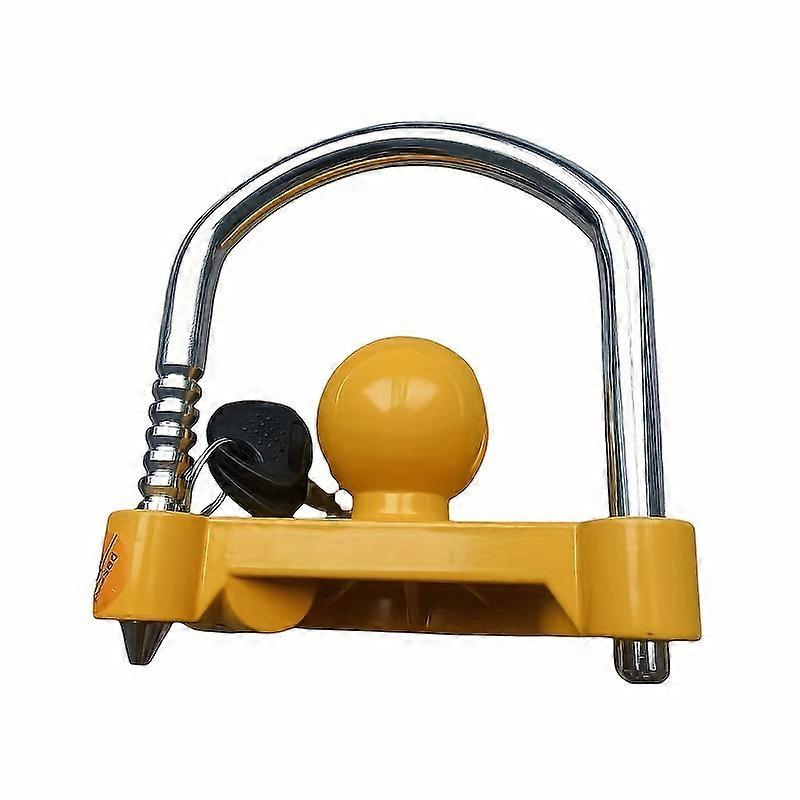 RV Car Hanging Car Trailer Lock Flower Basket Lock Ball Cover Lock U-shaped Anti-theft Lock RV Vehicle Yacht Connection Lock Trailer Accessories