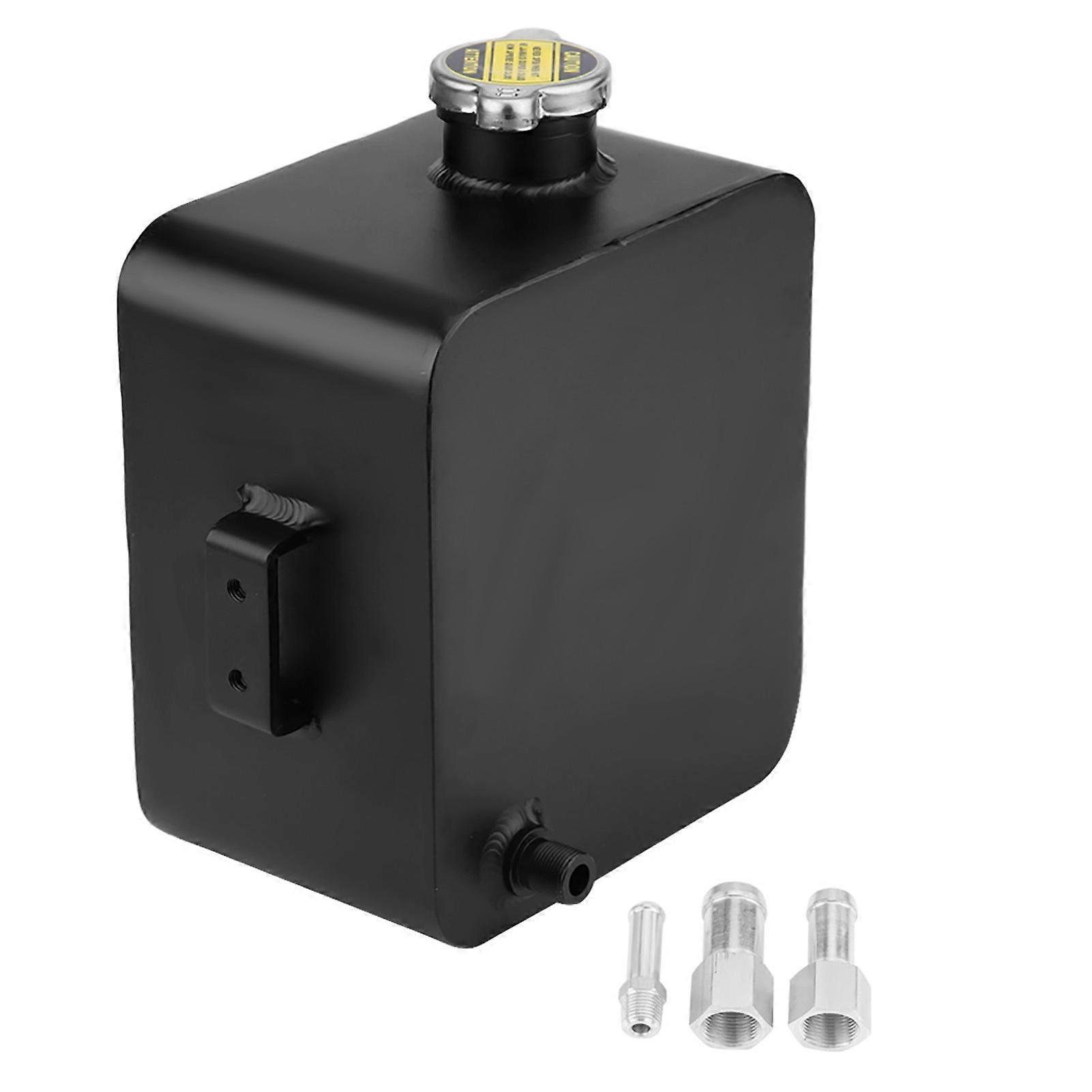 2.5L Aluminum Coolant Expansion Overflow Recovery Reservoir Water Tank W/ Cap Universal