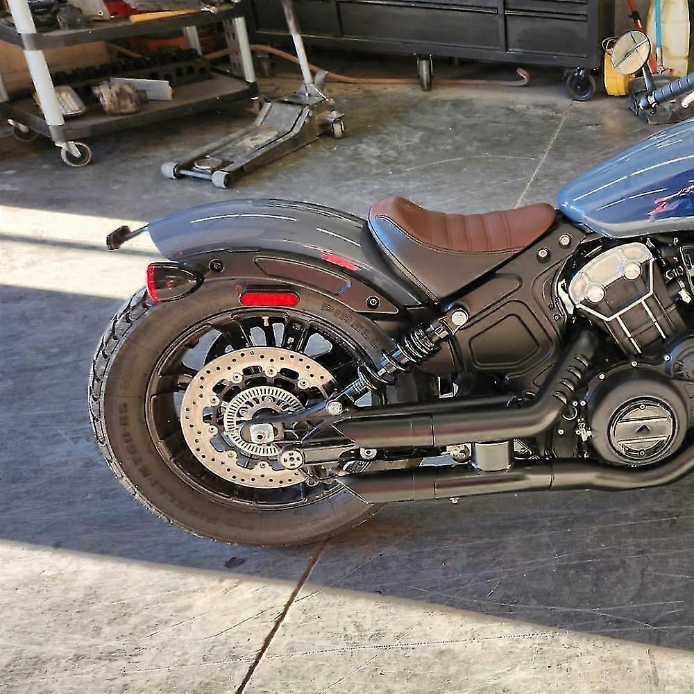 Motorrad Auspuff Für Indian Scout & Bobber - Slip-On Schalldämpfer In Schwarz 2015-2023