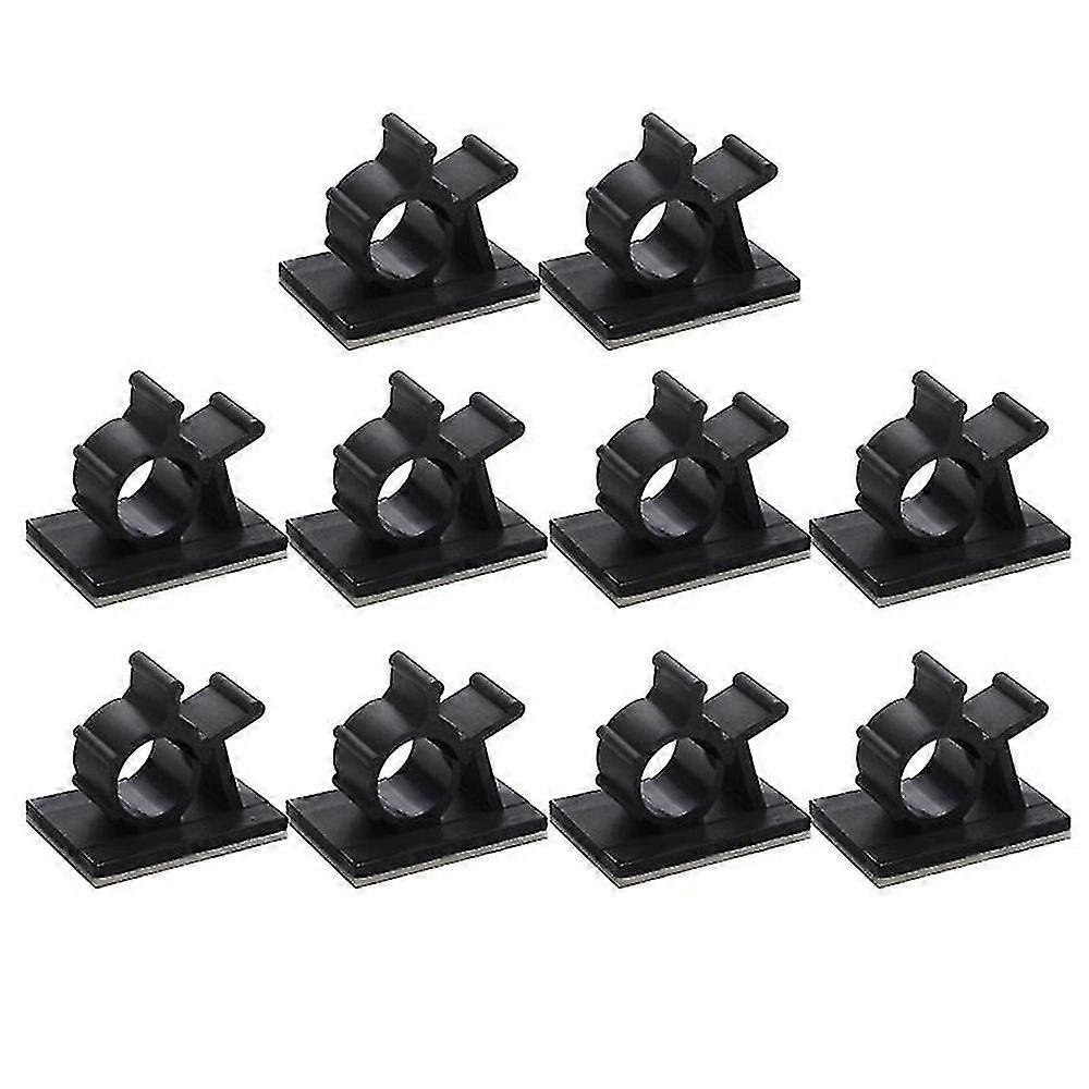10 Piece Cable Clips Cable Organizer Desktop Management