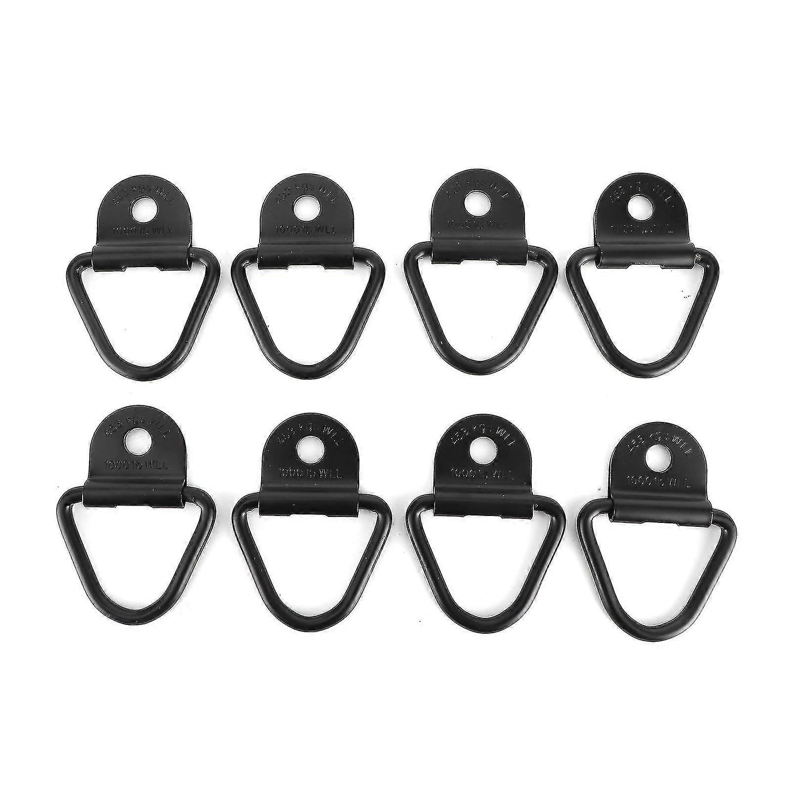 8pcs Universal Triangular Tie Down Anchor Rings for Truck RV Trailer SUV