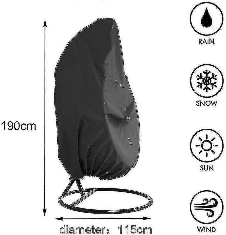 Funda de silla colgante, 190 x 115 cm