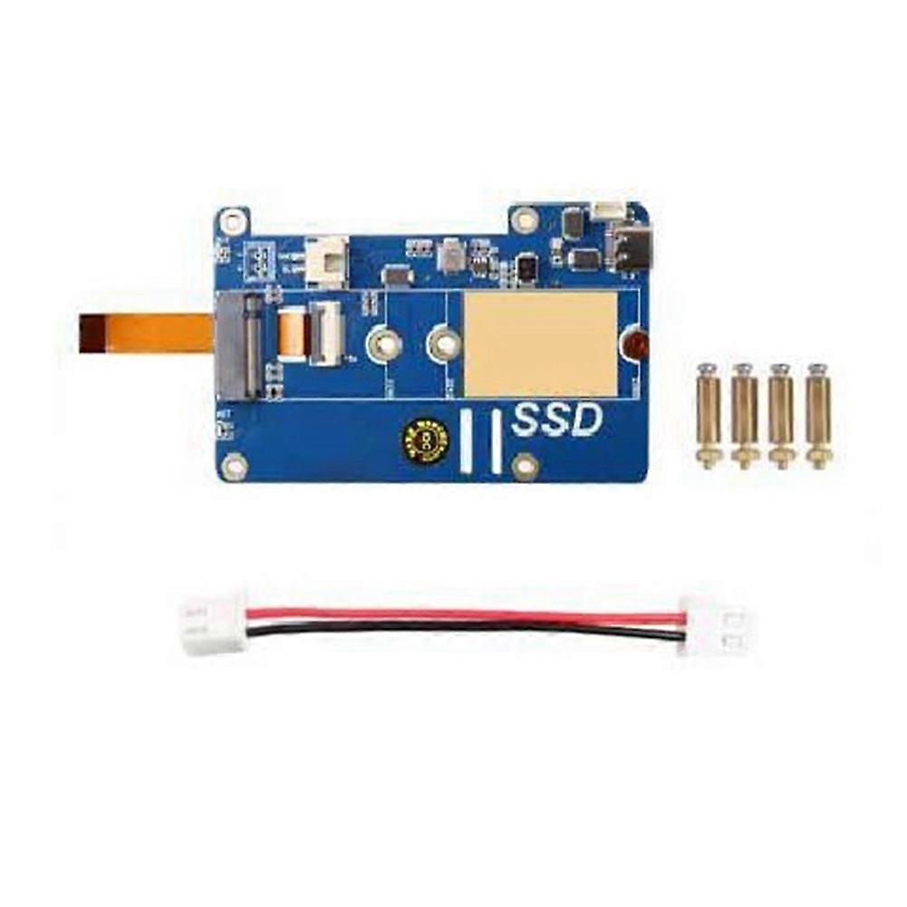 MPS2280P PCIE M.2 NVME SSD Expansion Board for 5 Support 2280/2242/2230 SSD for RPI 5