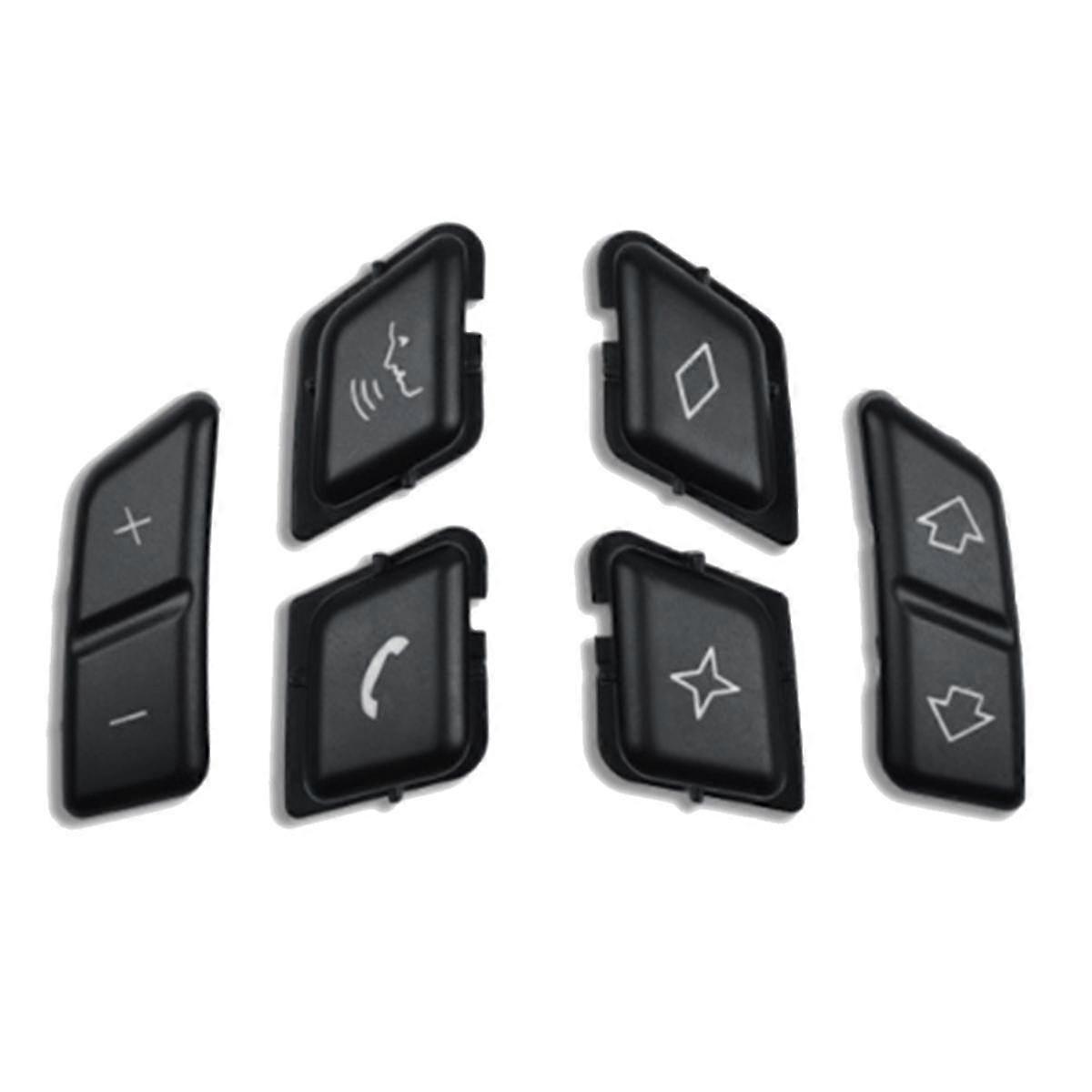 Car Steering Wheel Button Covers Control Menu Switch Button Cover Volume For X1 E84 3 Series E90 E9