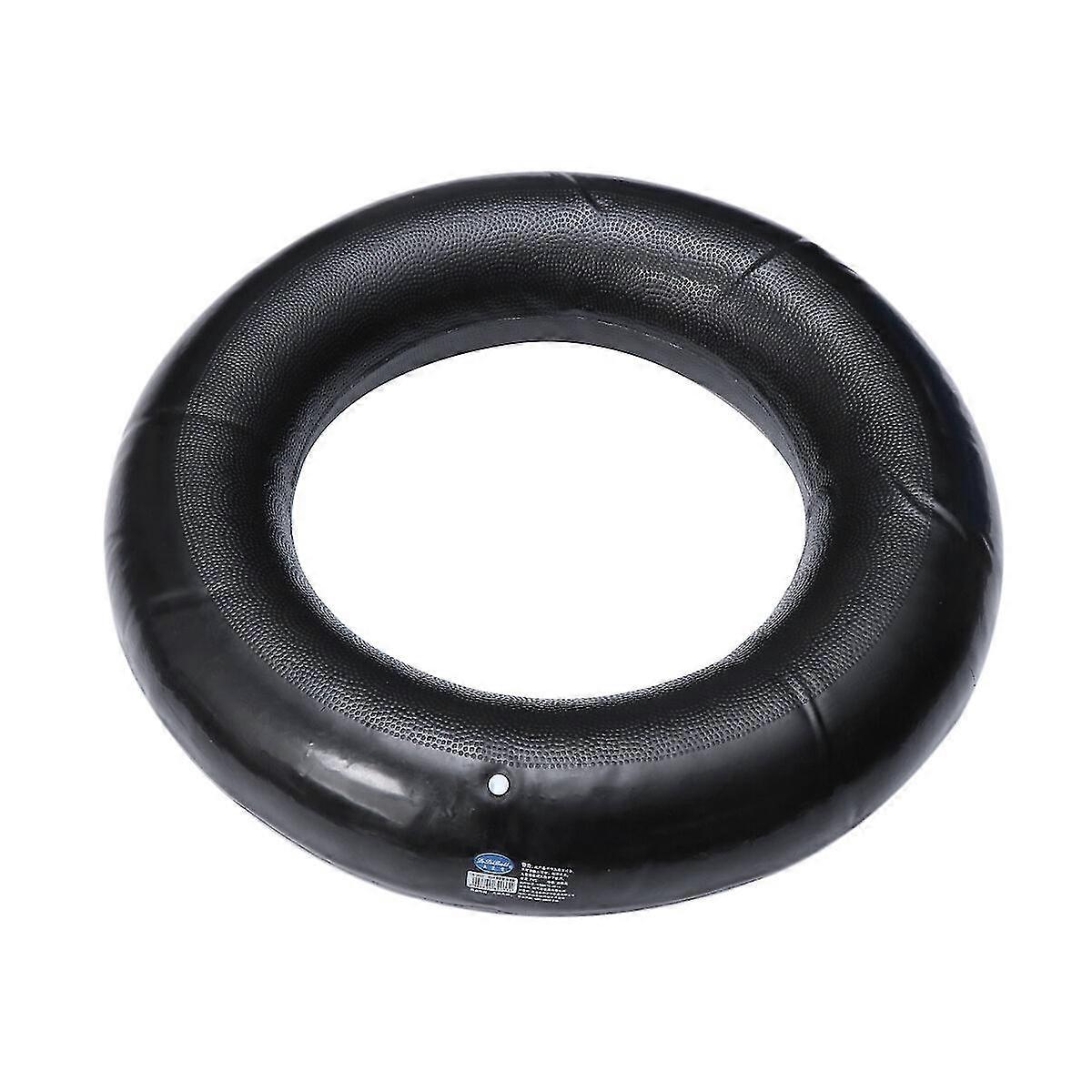 Bouée de natation gonflable en caoutchouc épais pour adultes, siège flottant de sécurité – 80 cm après gonflage (noir)