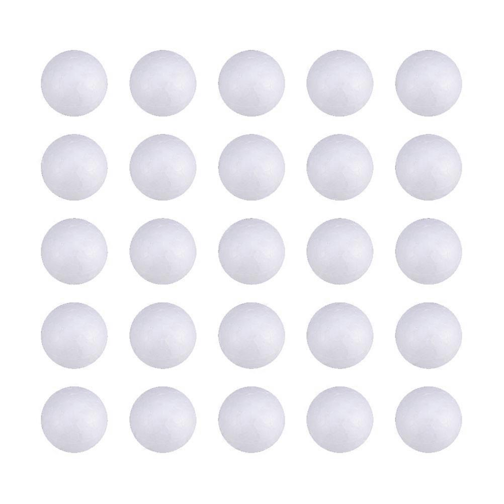 200pcs Wedding Decoration Modeling Craft Solid Polystyrene Balls Round Spheres DIY Stuff White (Solid 2cm)