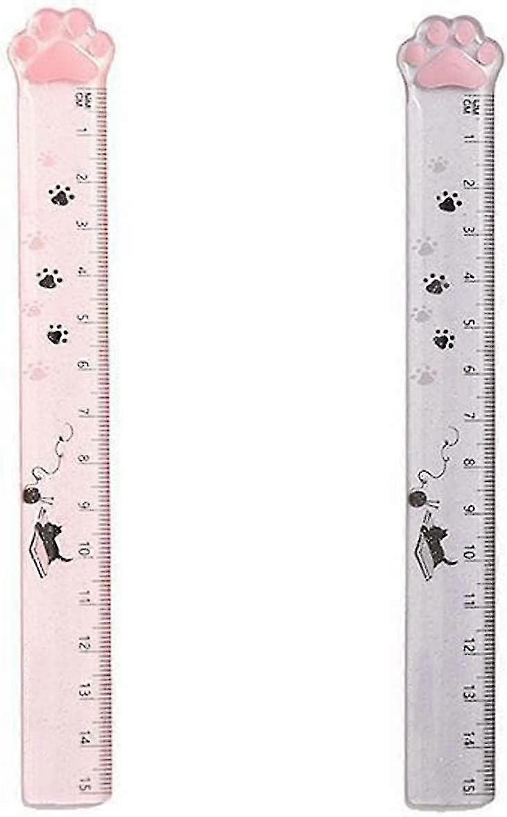 2 Pcs Ruler Cute