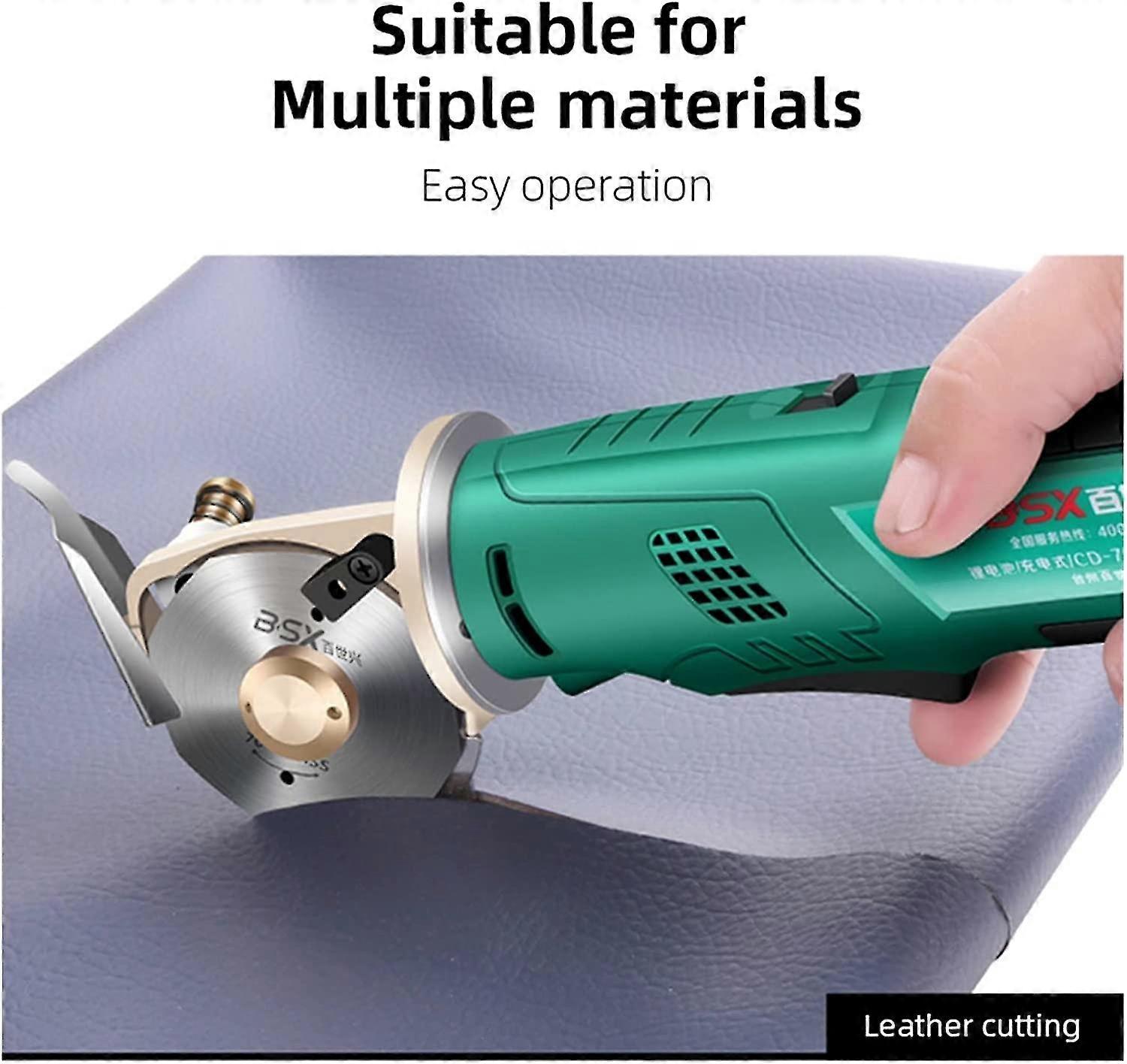 Work Tools 12v Lithium Battery Electric Fabric Scissors For Leather Fabric Cordless Electric Cutter Rechargeable Handheld Cutting Tool (color : 70 200