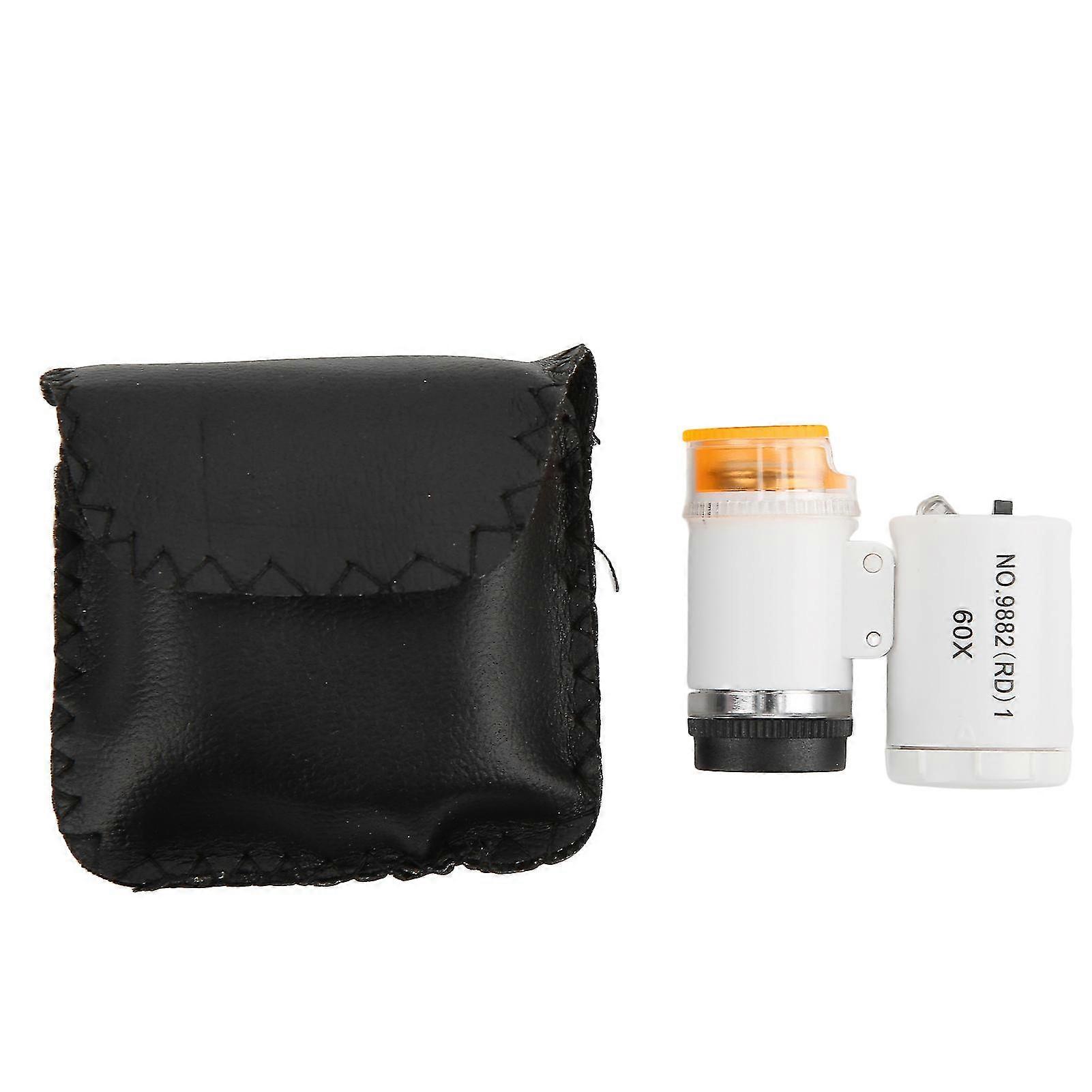 Portable Mini Microscope with LED, Wide Irradiation Range, and Money Detection Function - Clearer Imaging