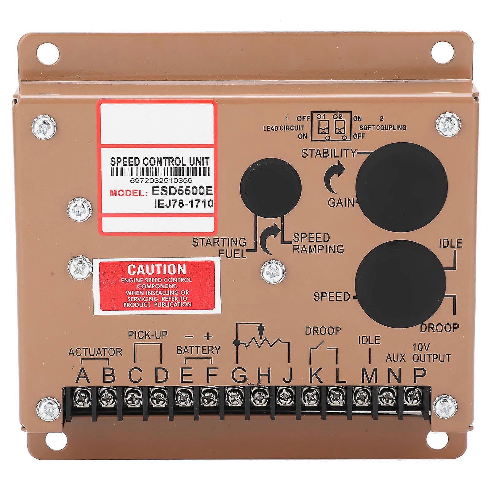 Engine Speed Regulator Generator Electronic Control Module Genset Parts ESD5500e DC 12V/24V NO.8580